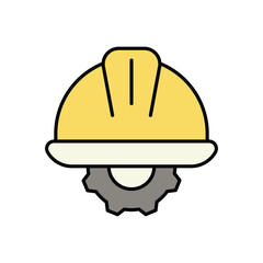 labour day icon isolated on a white background. Vector illustration.