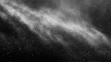 Obraz premium Gleaming sharp light particles scattered elegantly, creating a textured background ideal for graphic text overlays.