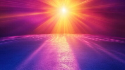 Obraz premium Radiant Light on Purple and Pink Surface