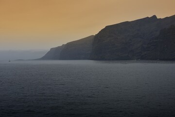 Acantilado de los Gigantes, Cliffs of the Giants, Los Gigantes, Tenerife, Canary Islands, Spain, Europe