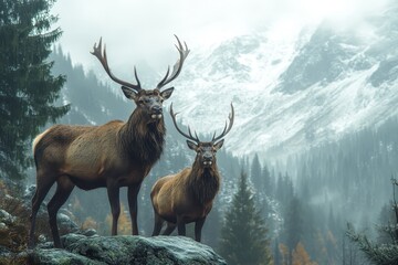 deer in the forest