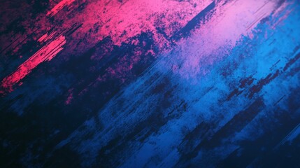 Fototapeta premium A vibrant sports background with thick blue brush strokes, halftone textures, and sharp scratches for a gritty, dynamic feel.