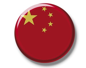 Button, flag of China