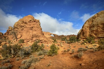 Skyline Arch, Arches National Park, near Moab, Utah, USA, North America