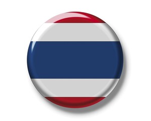 Button, flag of Thailand