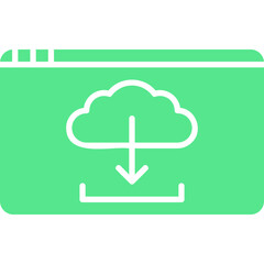 Download Webpage icon single vector illustration