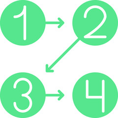 Logic icon single vector illustration