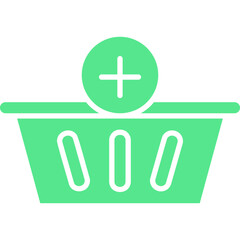 Add to Basket icon single vector illustration