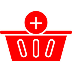 Add to Basket icon single vector illustration
