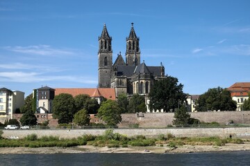 Magedeburg Cathedral on the Elbe, Magdeburg, Saxony-Anhalt, Germany, Europe