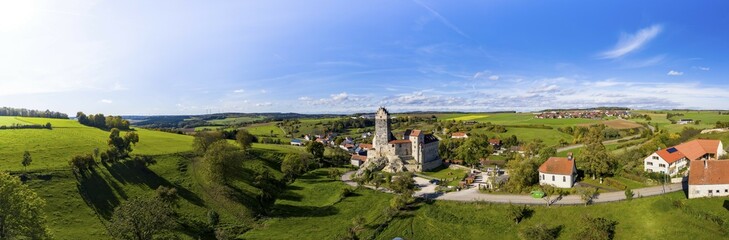 Katzenstein Castle near Dischingen, Swabian Alb, Baden-Württemberg, Germany, Europe