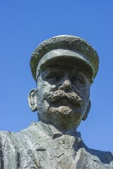 Monument, Ferdinand von Zeppelin, Graf-Zeppelin-Haus, Friedrichshafen, Baden-Württemberg, Germany, Europe © Walter G. Allgöwer/imageBROKER