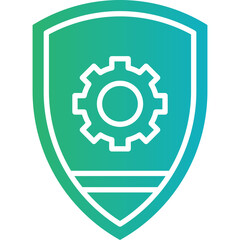Security Settings icon single vector illustration