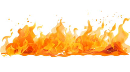 Fiery Inferno Intense Flames Background for Design Projects