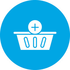 Add to Basket icon single vector illustration