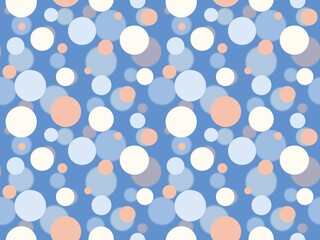 Multicolored circle pattern blurred background