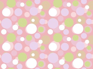 Multicolored circle pattern blurred background