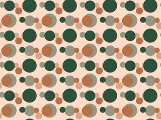 Multicolored circle pattern blurred background