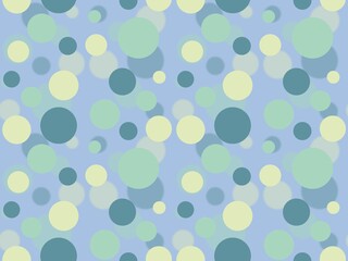 Multicolored circle pattern blurred background