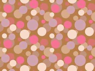 Multicolored circle pattern blurred background