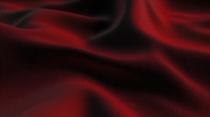 Obraz premium Dark Red Fabric Draped in Soft Waves