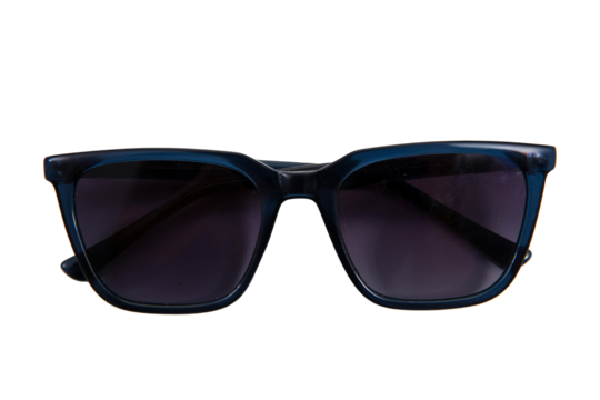 AR glasses isolated on white, transparent. Augmented reality marketing technology 