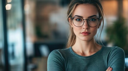 Professional Portrait of a Woman in Business Casual