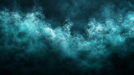 Ocean waves meeting a foamy structure blending with dark background, digital art symbolizing nature's fusion, minimalistic modern bright tone, blurred, empty caption space on the side

