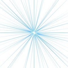 Obraz premium Digitally rendered Light effect rays flash radiance of star or sun white glow shine explosion