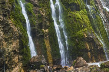Gorge, Wimbachklamm, Wimbach, Wimbachtal, Ramsau bei Berchtesgaden, Berchtesgaden National Park, Berchtesgadener Land, Upper Bavaria, Bavaria, Germany, Europe