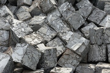 Metal waste from industrial production