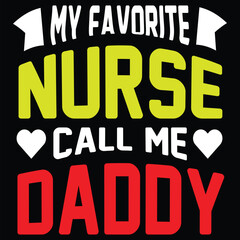 My Favourite People Call Me Typography T Shirt Design Vector Art