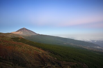 Fototapeta premium Orotava Valley, Mount Teide, Teide National Park, Tenerife, Canary Islands, Spain, Europe