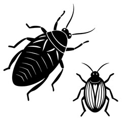 fizzlebug silhouette vector illustration 
