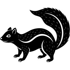 snerglecroak silhouette vector illustration 