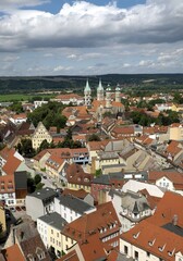 Cityscape with Cathedral of St. Peter and St. Paul, Naumburg, Saxony-Anhalt, Germany, Europe