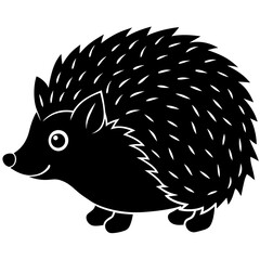 hog silhouette vector illustration