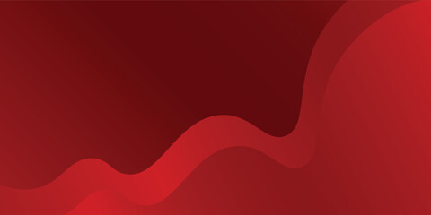 Modern wave red abstract background with dynamic shapes composition design