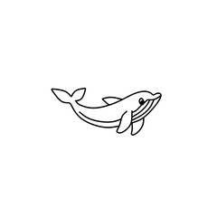 Dolphin Vector Icon