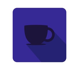 Coffee icon illustrated in vector on white background