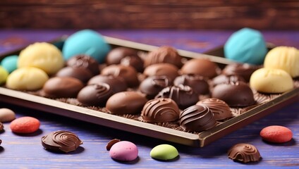 chocolate candies and sweets