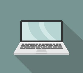 Computer icon illustrated in vector on white background