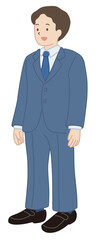 スーツの男性のベクターイラスト