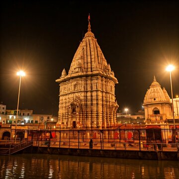 The Kumbh Mela is held at four locations in India: Prayagraj, Haridwar, Nashik, and Ujjain.This picture in prayagraj.