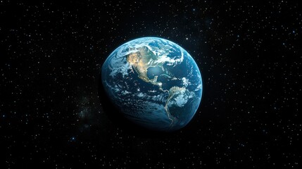 Earth, night, space, clouds, America, stars, globe,  planet, background, education