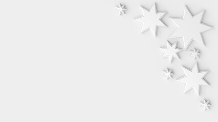 Star, 3D illustration