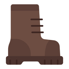 Hiking Boots flat icon