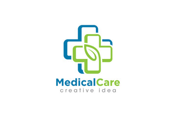 Fototapeta premium Creative Medical Concept Logo Design Template