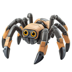 Obraz premium Whimsical Robotic Spider Toy with Goofy Features and Friendly Design for Cartoon Enthusiasts