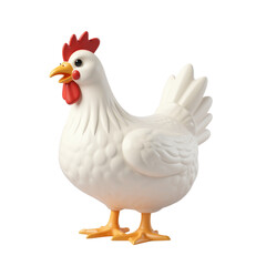 Fototapeta premium Cartoonish Rubber Chicken Model Displaying Playful Features